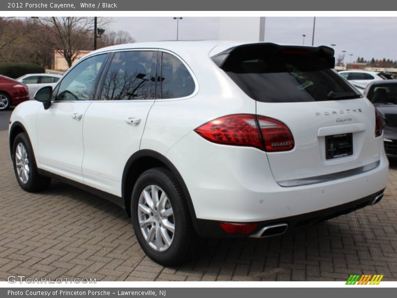 White / Black 2012 Porsche Cayenne