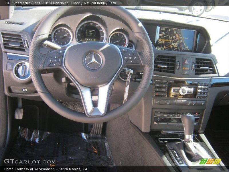 Black / Natural Beige/Black 2012 Mercedes-Benz E 350 Cabriolet