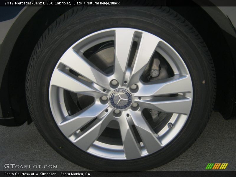 Black / Natural Beige/Black 2012 Mercedes-Benz E 350 Cabriolet