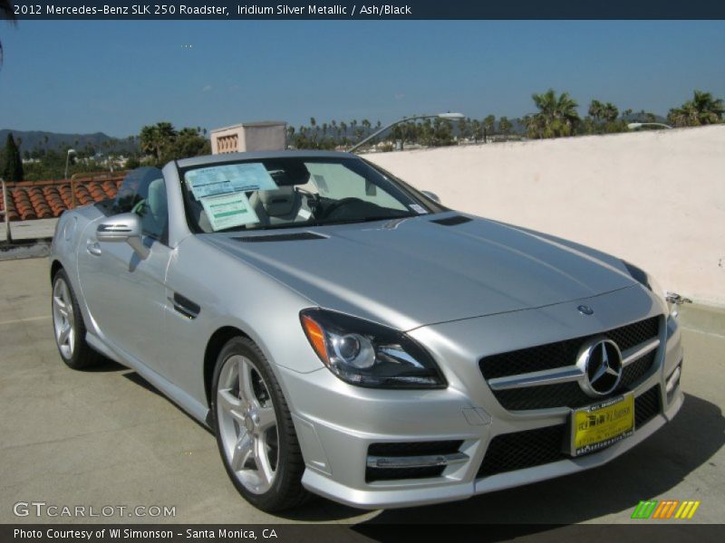 Iridium Silver Metallic / Ash/Black 2012 Mercedes-Benz SLK 250 Roadster