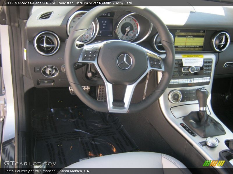 Iridium Silver Metallic / Ash/Black 2012 Mercedes-Benz SLK 250 Roadster