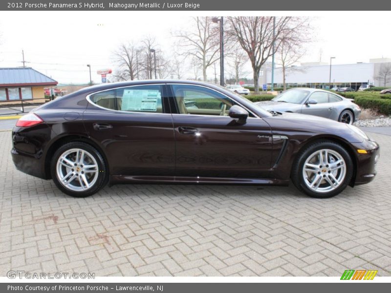 Mahogany Metallic / Luxor Beige 2012 Porsche Panamera S Hybrid