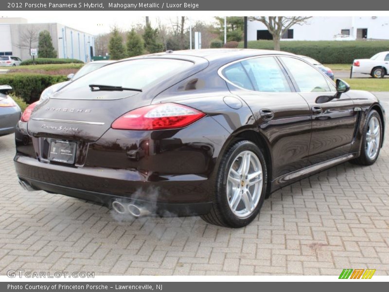 Mahogany Metallic / Luxor Beige 2012 Porsche Panamera S Hybrid