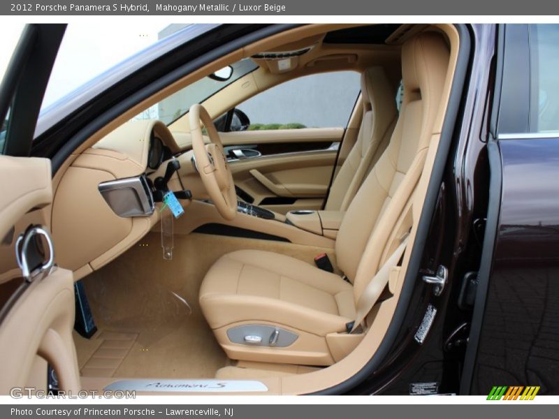  2012 Panamera S Hybrid Luxor Beige Interior