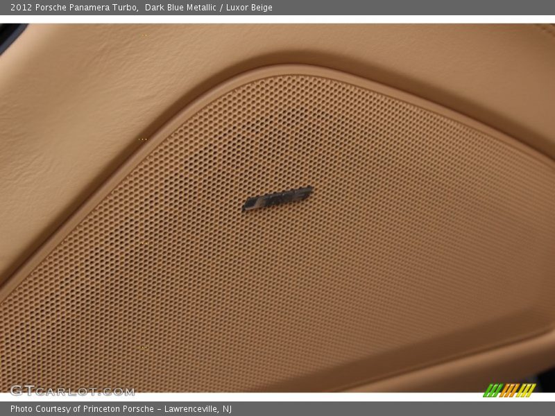 Dark Blue Metallic / Luxor Beige 2012 Porsche Panamera Turbo