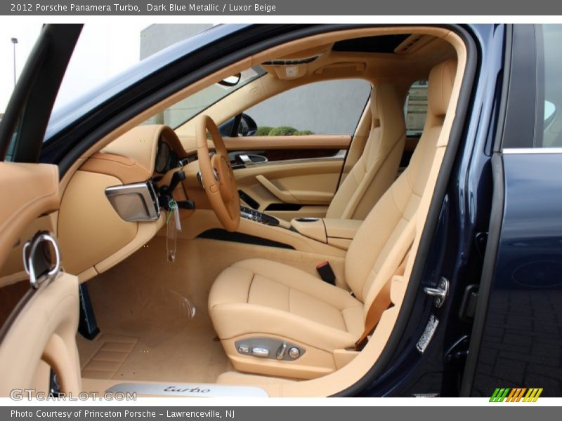  2012 Panamera Turbo Luxor Beige Interior