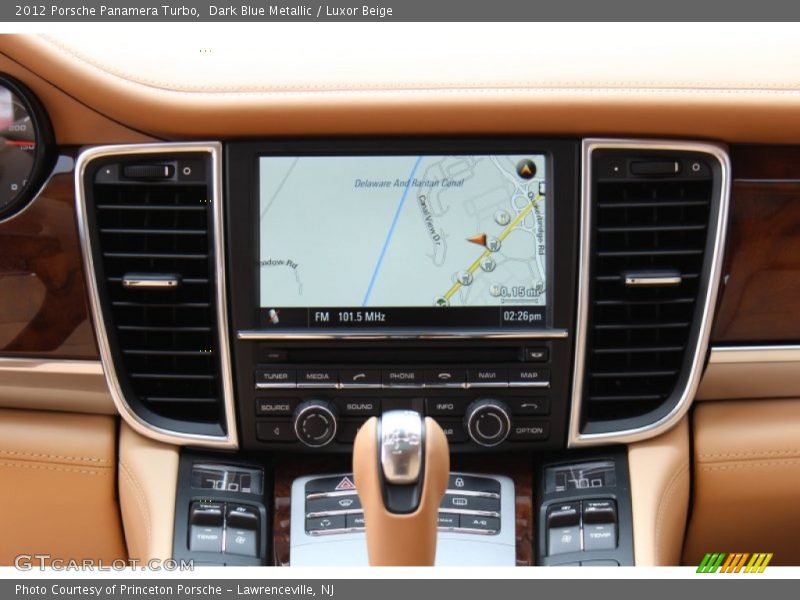 Navigation of 2012 Panamera Turbo