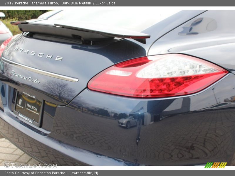 Dark Blue Metallic / Luxor Beige 2012 Porsche Panamera Turbo