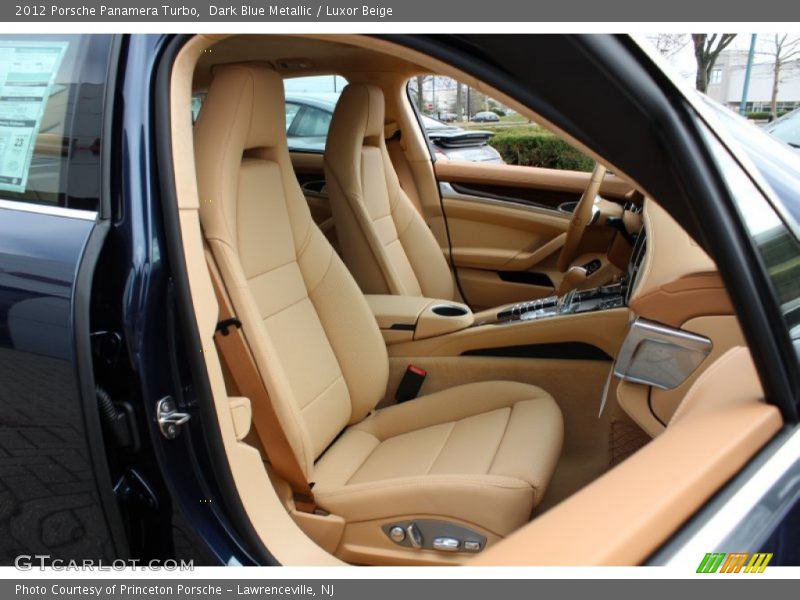 Front Seat of 2012 Panamera Turbo