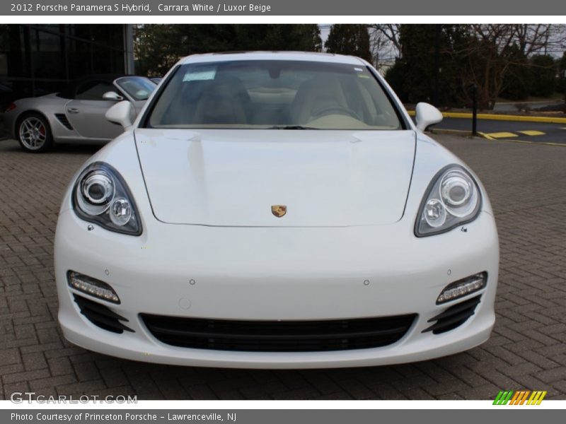 Carrara White / Luxor Beige 2012 Porsche Panamera S Hybrid