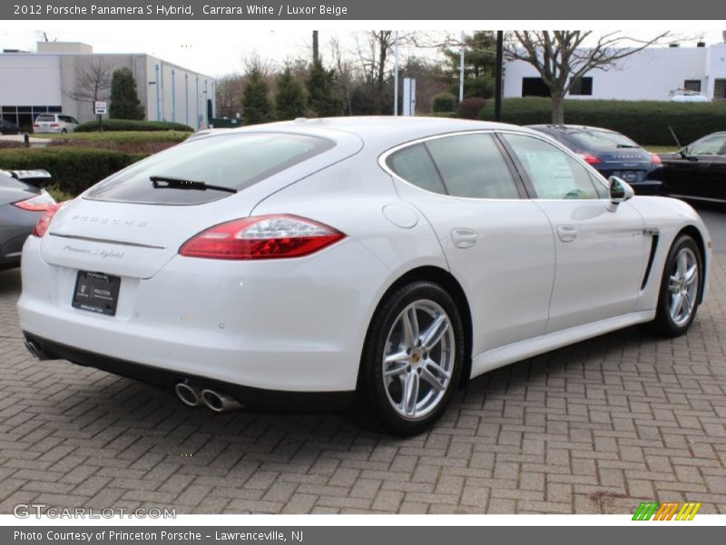 Carrara White / Luxor Beige 2012 Porsche Panamera S Hybrid