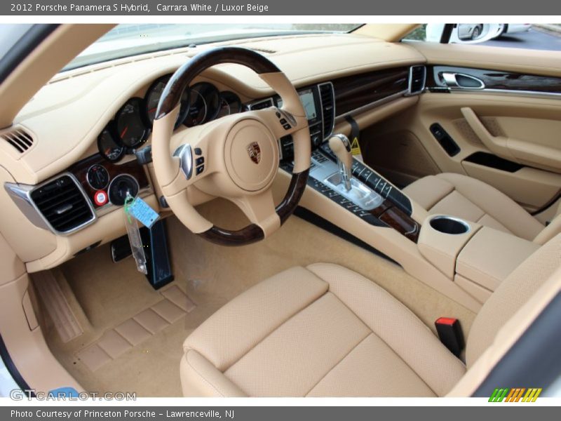 Luxor Beige Interior - 2012 Panamera S Hybrid 