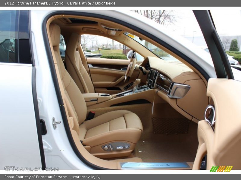  2012 Panamera S Hybrid Luxor Beige Interior