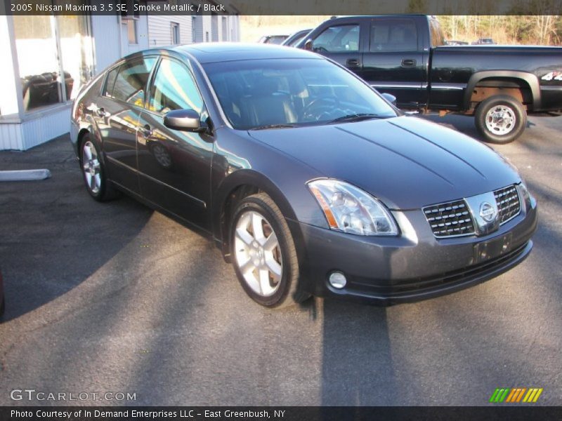 Smoke Metallic / Black 2005 Nissan Maxima 3.5 SE
