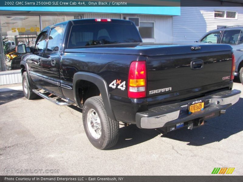 Onyx Black / Graphite 2002 GMC Sierra 2500HD SLE Crew Cab 4x4