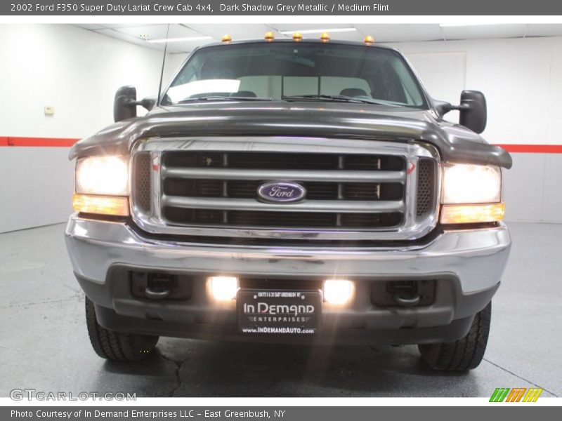 Dark Shadow Grey Metallic / Medium Flint 2002 Ford F350 Super Duty Lariat Crew Cab 4x4