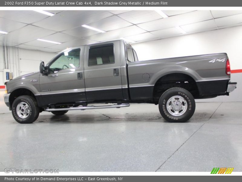 Dark Shadow Grey Metallic / Medium Flint 2002 Ford F350 Super Duty Lariat Crew Cab 4x4