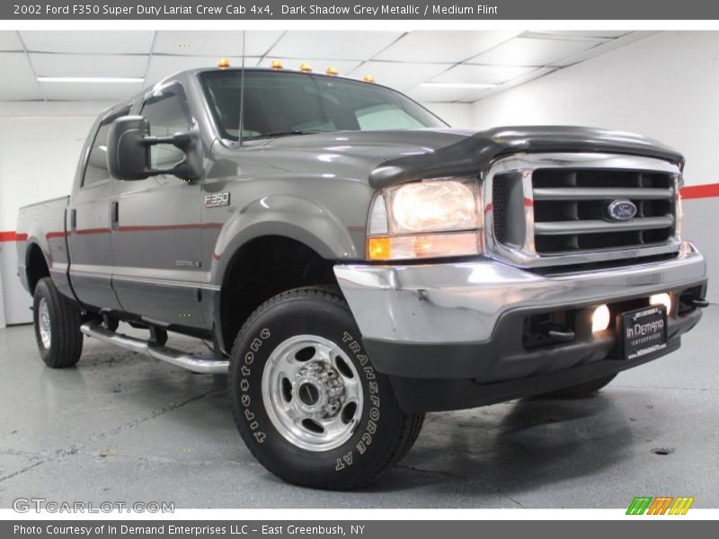 Dark Shadow Grey Metallic / Medium Flint 2002 Ford F350 Super Duty Lariat Crew Cab 4x4