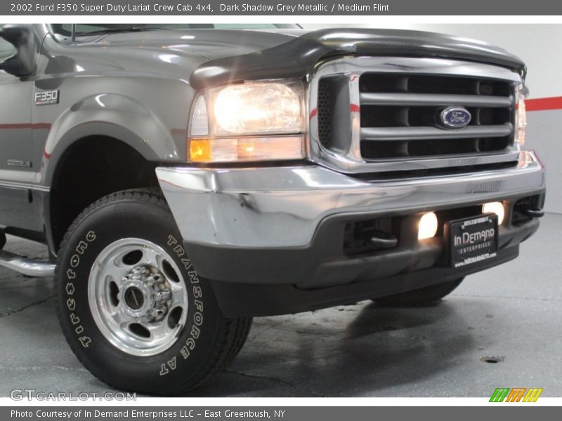Dark Shadow Grey Metallic / Medium Flint 2002 Ford F350 Super Duty Lariat Crew Cab 4x4