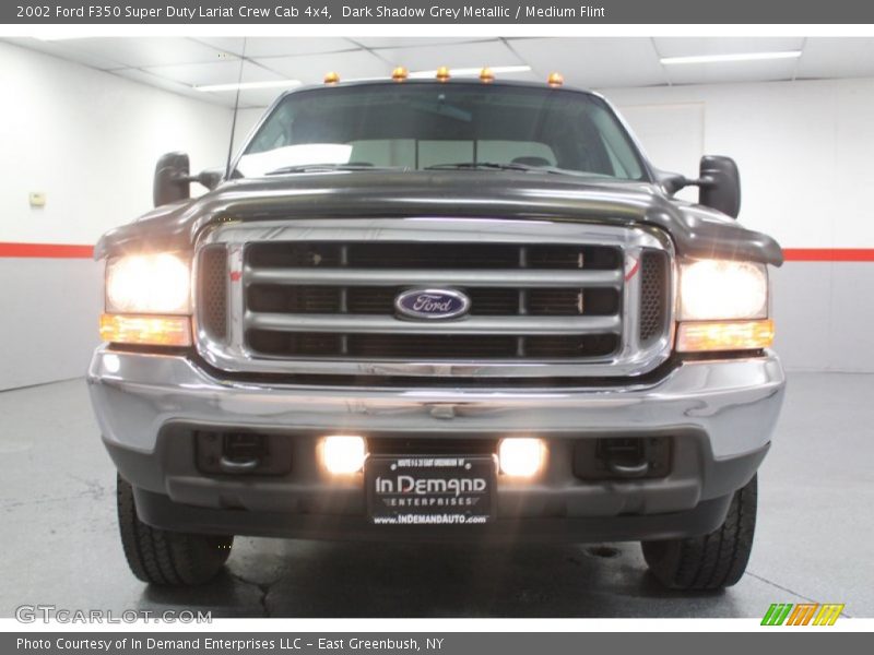 Dark Shadow Grey Metallic / Medium Flint 2002 Ford F350 Super Duty Lariat Crew Cab 4x4