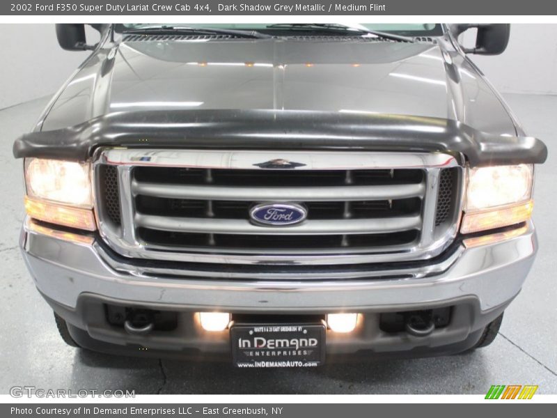 Dark Shadow Grey Metallic / Medium Flint 2002 Ford F350 Super Duty Lariat Crew Cab 4x4