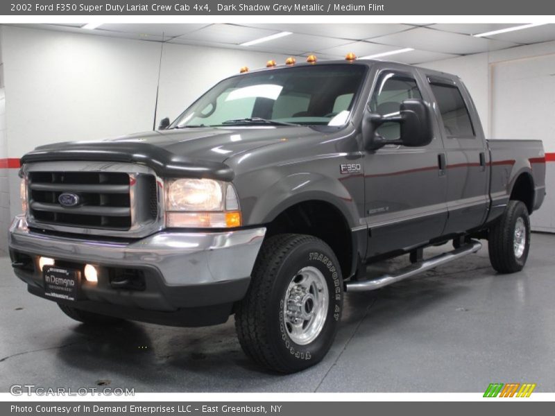 Dark Shadow Grey Metallic / Medium Flint 2002 Ford F350 Super Duty Lariat Crew Cab 4x4