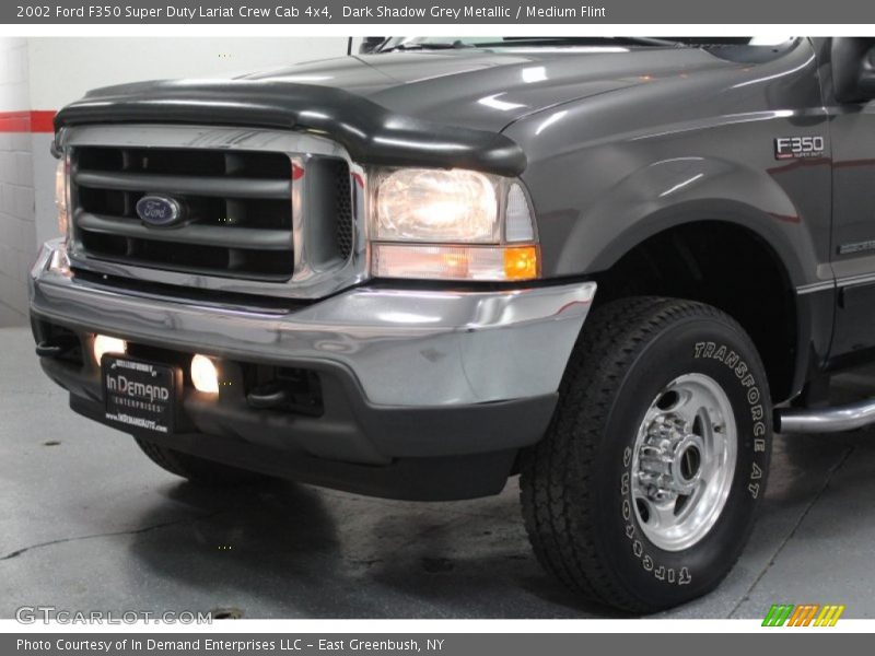 Dark Shadow Grey Metallic / Medium Flint 2002 Ford F350 Super Duty Lariat Crew Cab 4x4