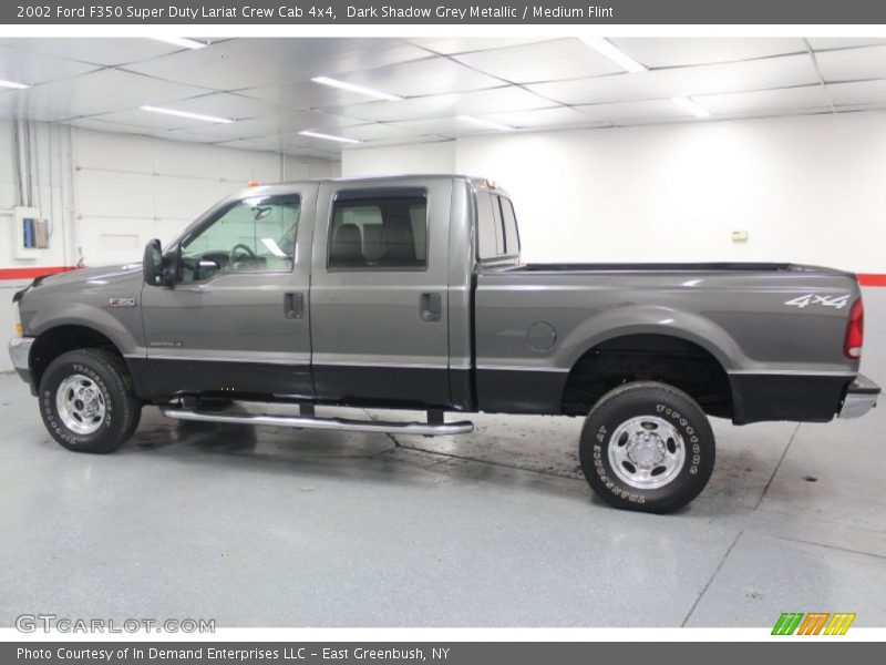 Dark Shadow Grey Metallic / Medium Flint 2002 Ford F350 Super Duty Lariat Crew Cab 4x4
