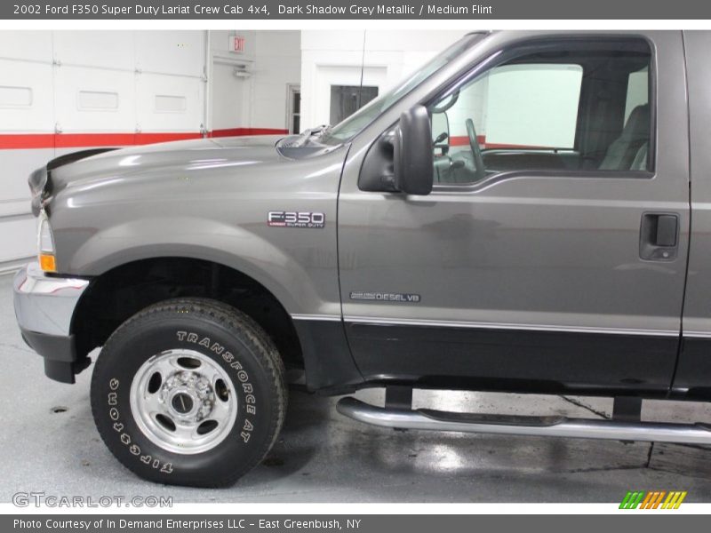 Dark Shadow Grey Metallic / Medium Flint 2002 Ford F350 Super Duty Lariat Crew Cab 4x4