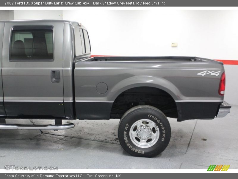 Dark Shadow Grey Metallic / Medium Flint 2002 Ford F350 Super Duty Lariat Crew Cab 4x4