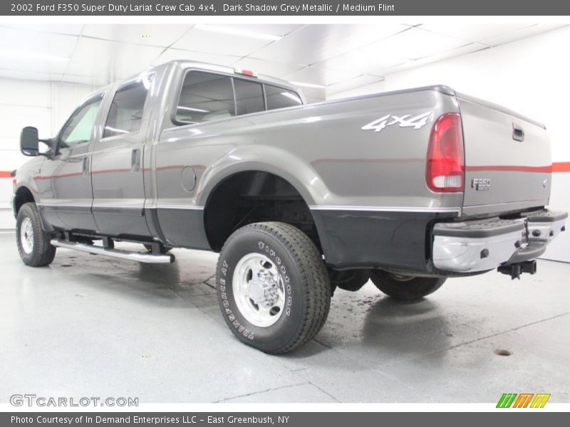 Dark Shadow Grey Metallic / Medium Flint 2002 Ford F350 Super Duty Lariat Crew Cab 4x4