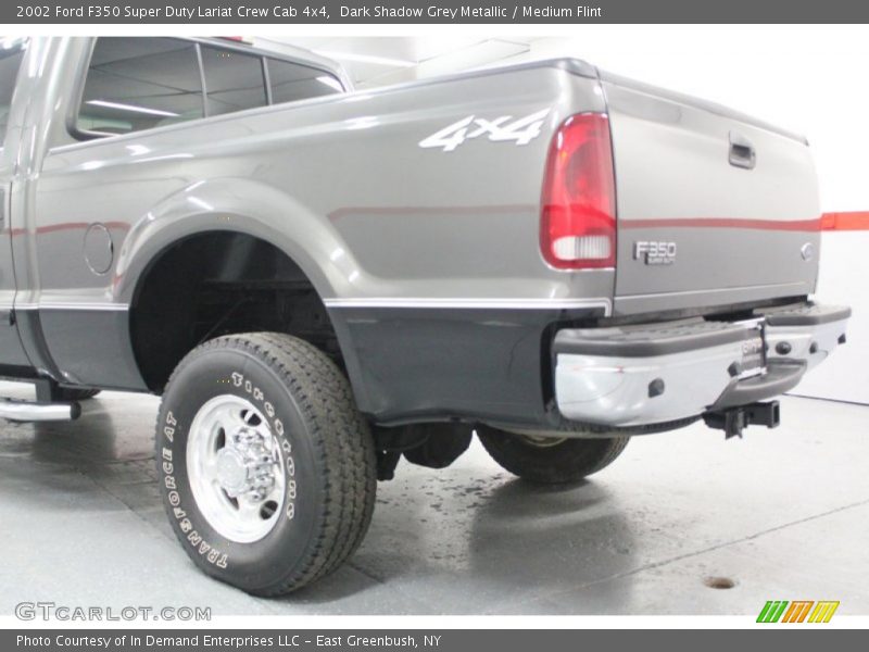 Dark Shadow Grey Metallic / Medium Flint 2002 Ford F350 Super Duty Lariat Crew Cab 4x4