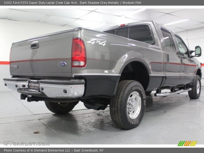 Dark Shadow Grey Metallic / Medium Flint 2002 Ford F350 Super Duty Lariat Crew Cab 4x4