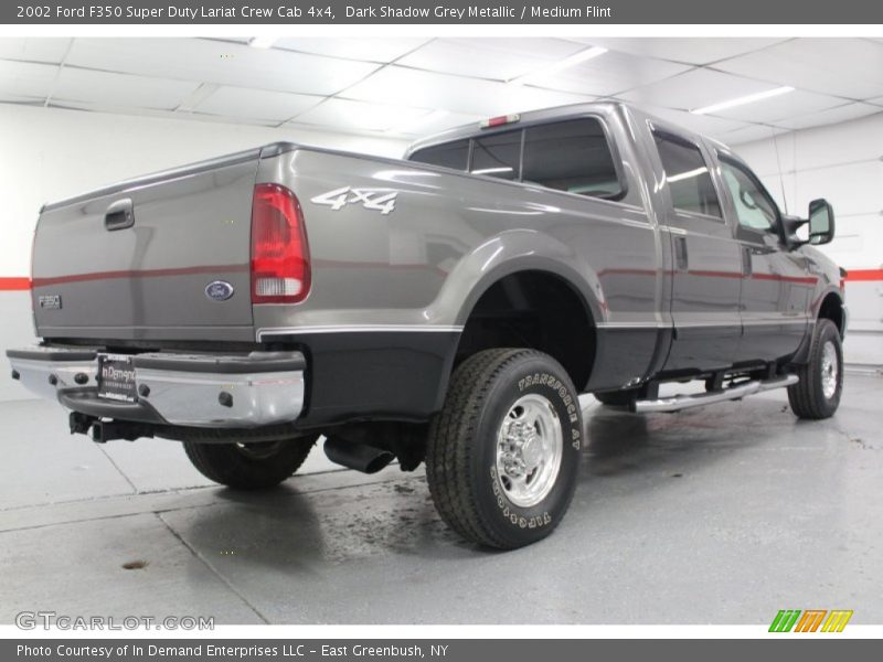 Dark Shadow Grey Metallic / Medium Flint 2002 Ford F350 Super Duty Lariat Crew Cab 4x4