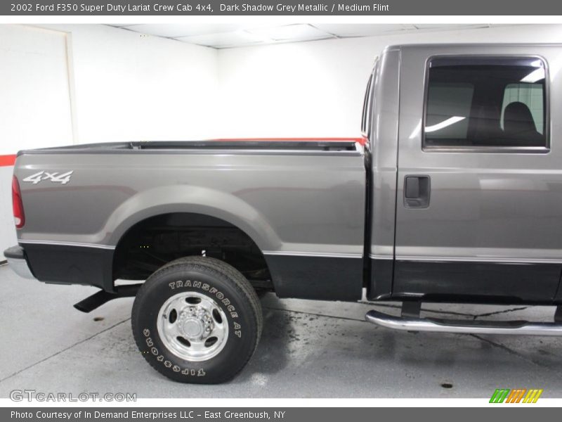 Dark Shadow Grey Metallic / Medium Flint 2002 Ford F350 Super Duty Lariat Crew Cab 4x4