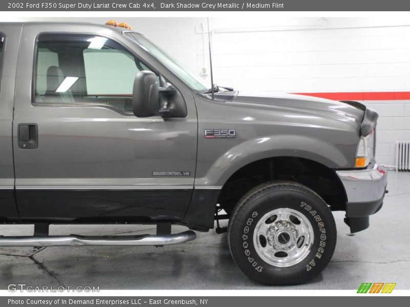 Dark Shadow Grey Metallic / Medium Flint 2002 Ford F350 Super Duty Lariat Crew Cab 4x4