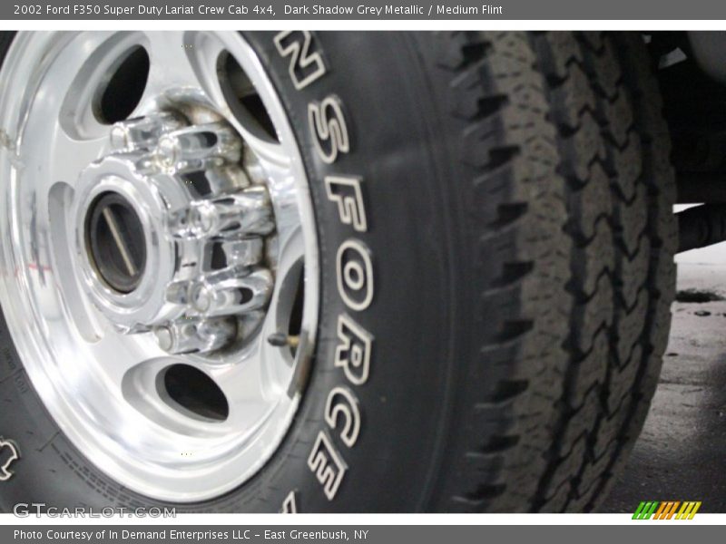 Dark Shadow Grey Metallic / Medium Flint 2002 Ford F350 Super Duty Lariat Crew Cab 4x4