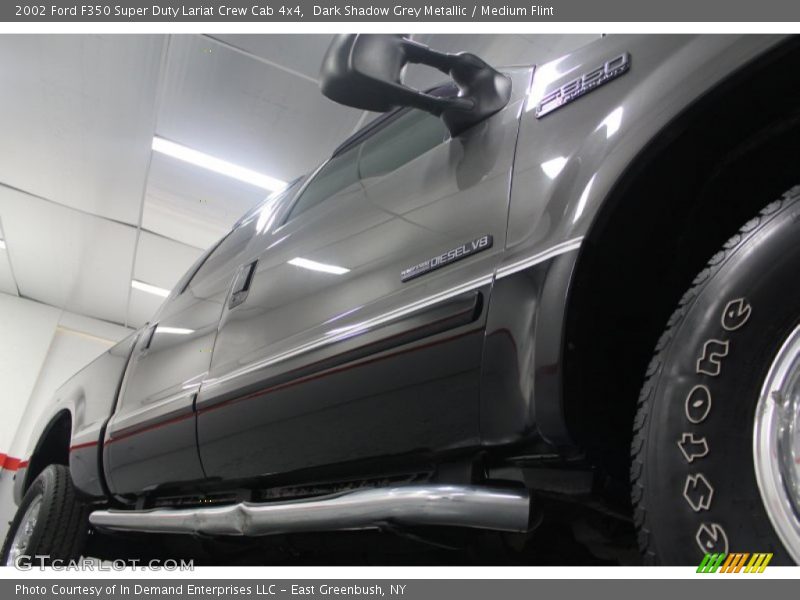 Dark Shadow Grey Metallic / Medium Flint 2002 Ford F350 Super Duty Lariat Crew Cab 4x4