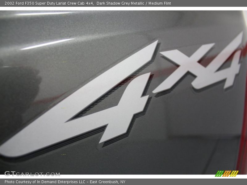 Dark Shadow Grey Metallic / Medium Flint 2002 Ford F350 Super Duty Lariat Crew Cab 4x4