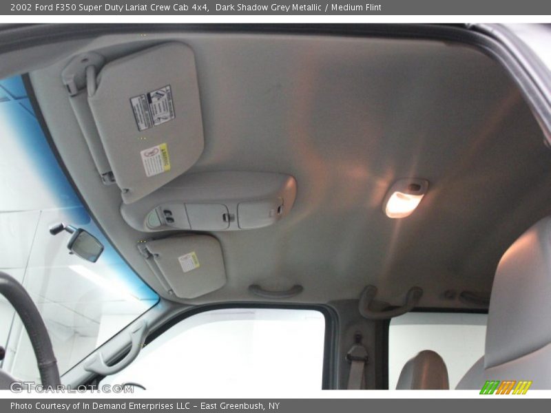 Dark Shadow Grey Metallic / Medium Flint 2002 Ford F350 Super Duty Lariat Crew Cab 4x4