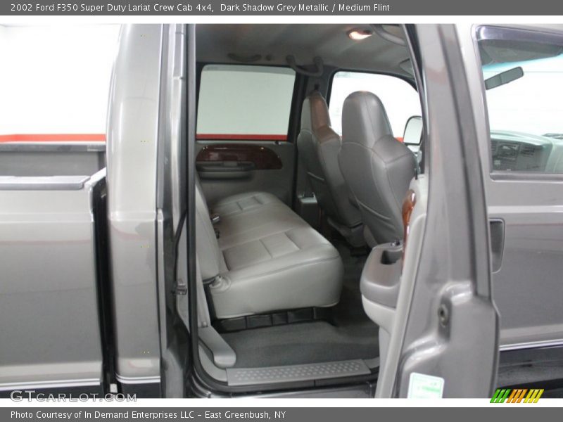 Dark Shadow Grey Metallic / Medium Flint 2002 Ford F350 Super Duty Lariat Crew Cab 4x4