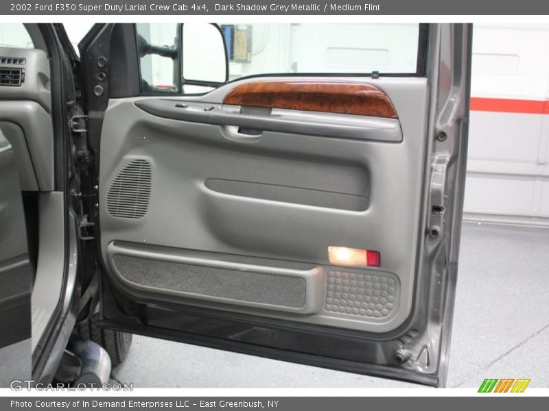 Dark Shadow Grey Metallic / Medium Flint 2002 Ford F350 Super Duty Lariat Crew Cab 4x4