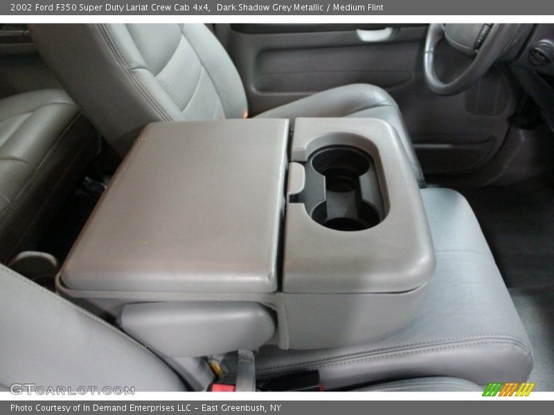 Dark Shadow Grey Metallic / Medium Flint 2002 Ford F350 Super Duty Lariat Crew Cab 4x4