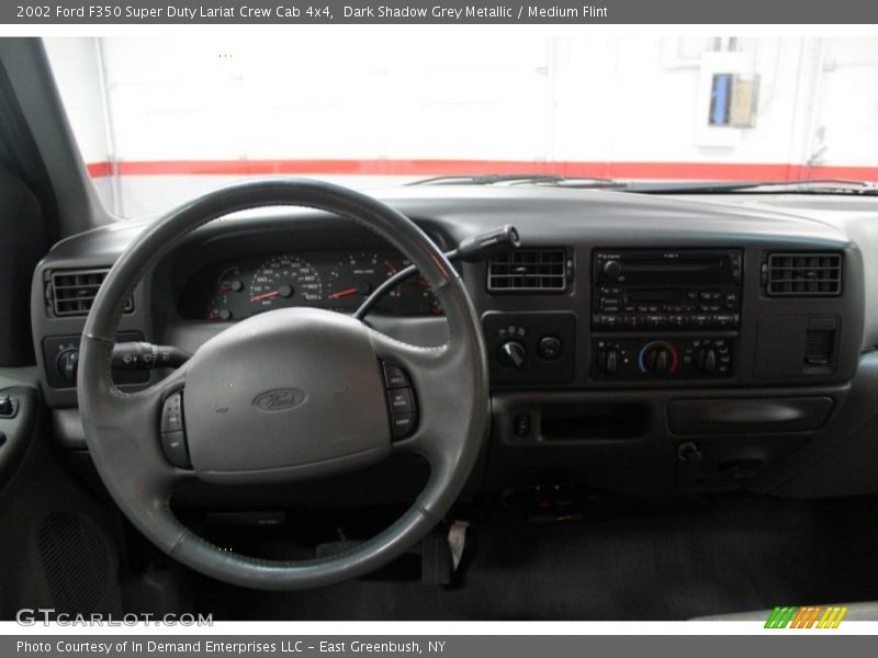 Dark Shadow Grey Metallic / Medium Flint 2002 Ford F350 Super Duty Lariat Crew Cab 4x4
