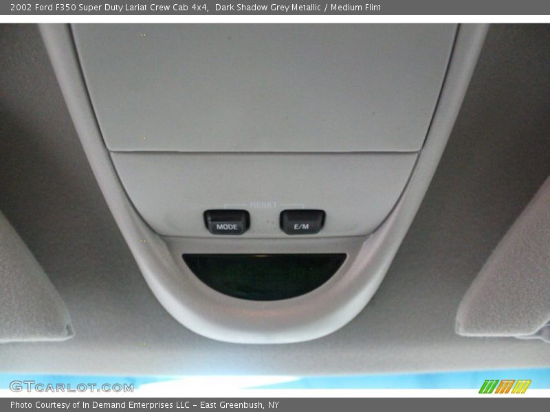 Dark Shadow Grey Metallic / Medium Flint 2002 Ford F350 Super Duty Lariat Crew Cab 4x4