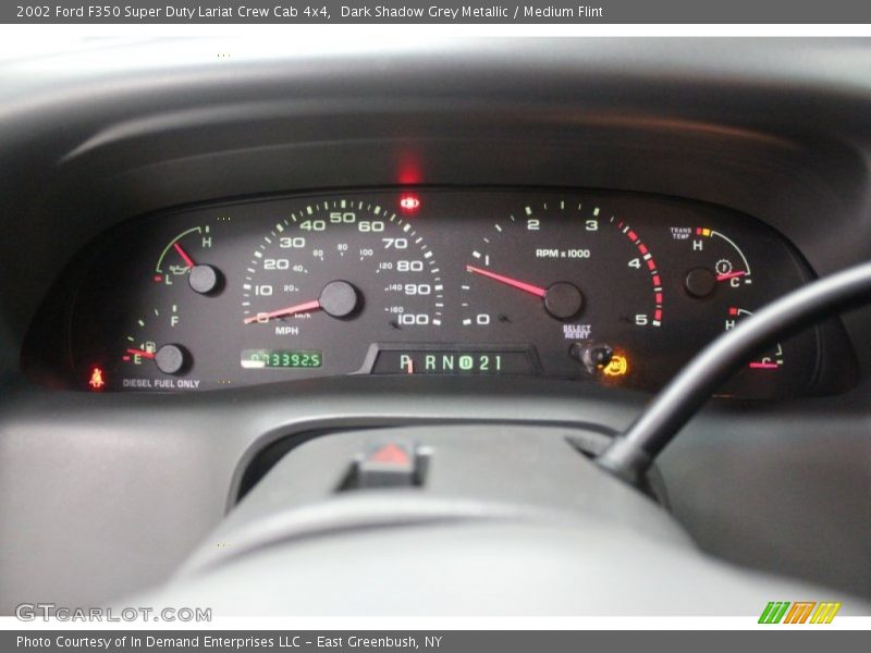  2002 F350 Super Duty Lariat Crew Cab 4x4 Lariat Crew Cab 4x4 Gauges