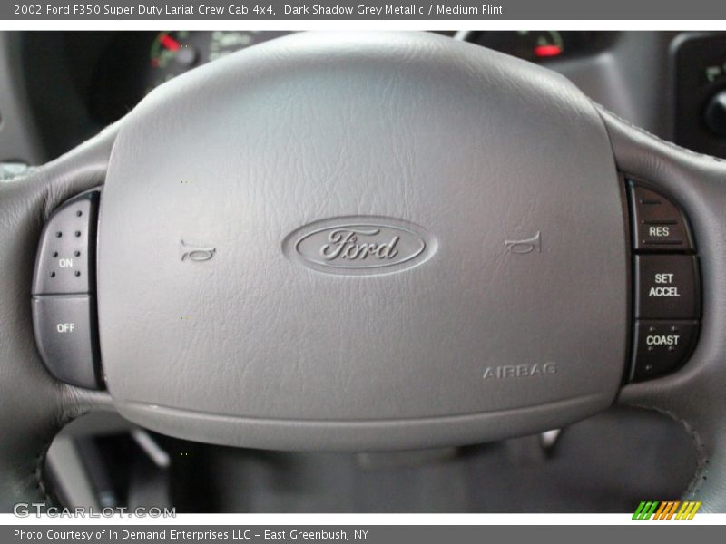 Dark Shadow Grey Metallic / Medium Flint 2002 Ford F350 Super Duty Lariat Crew Cab 4x4