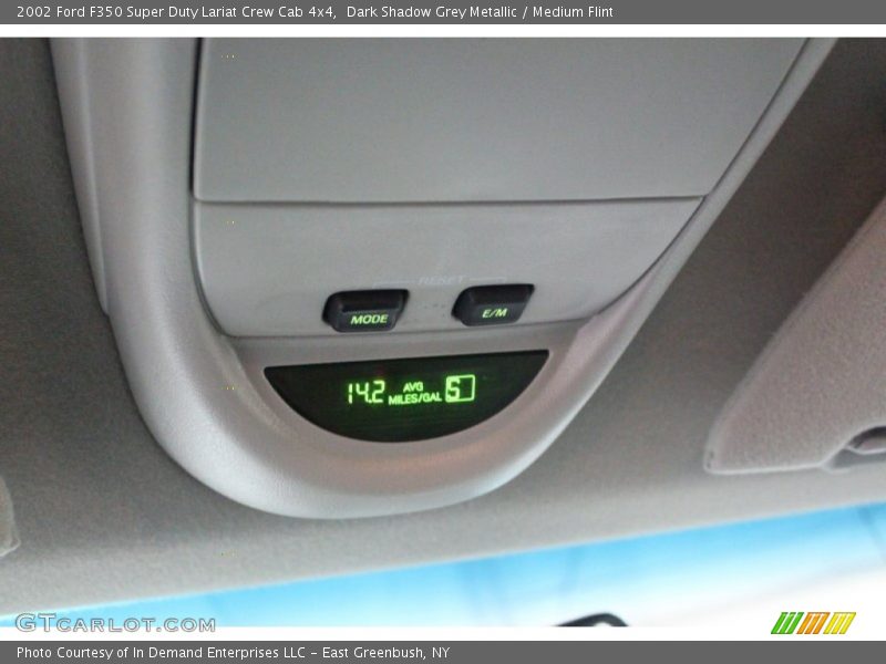 Dark Shadow Grey Metallic / Medium Flint 2002 Ford F350 Super Duty Lariat Crew Cab 4x4
