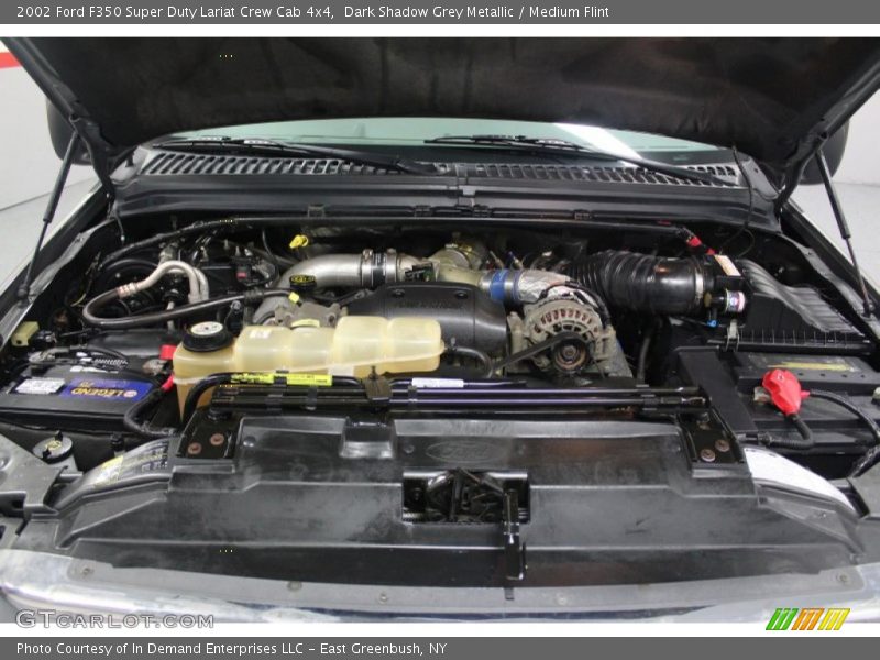 Dark Shadow Grey Metallic / Medium Flint 2002 Ford F350 Super Duty Lariat Crew Cab 4x4