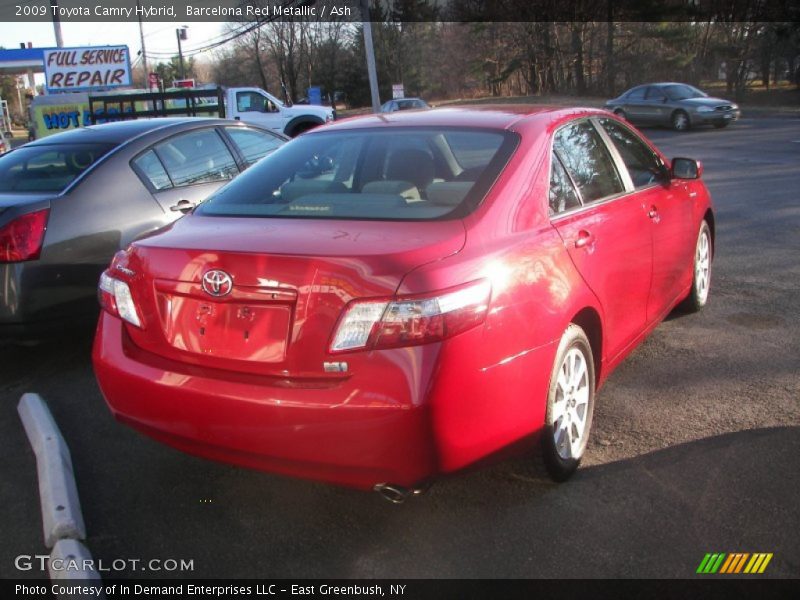 Barcelona Red Metallic / Ash 2009 Toyota Camry Hybrid